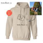 Custom Embroidered Photo Hoodie - Embroided Love™